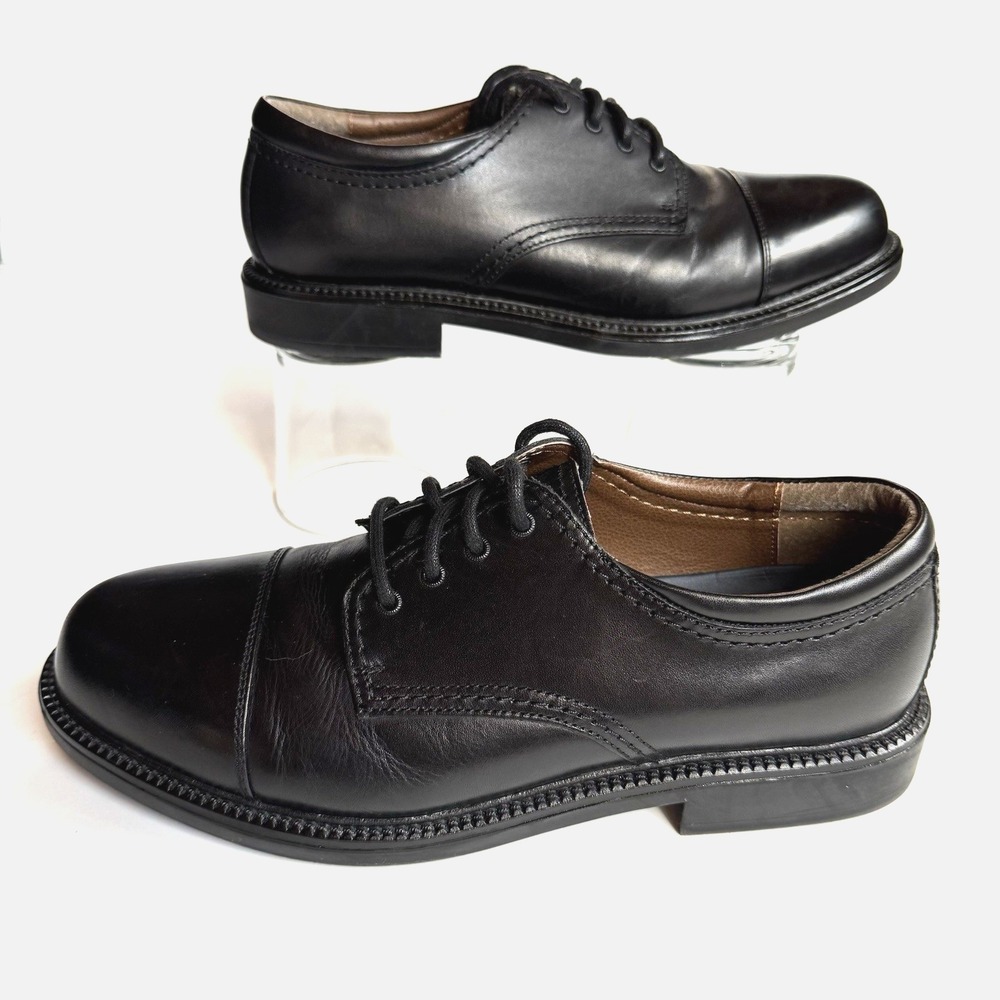 Dockers Oxford Dress Shoe Mens US 10 W Gordon EU 41.5 Leather Cap Toe Lace Up